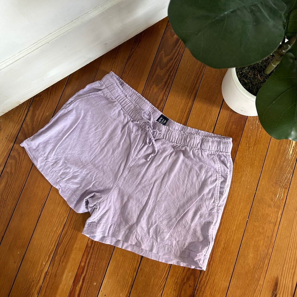 GAP Purple Athletic Shorts Lightweight Elastic Waist